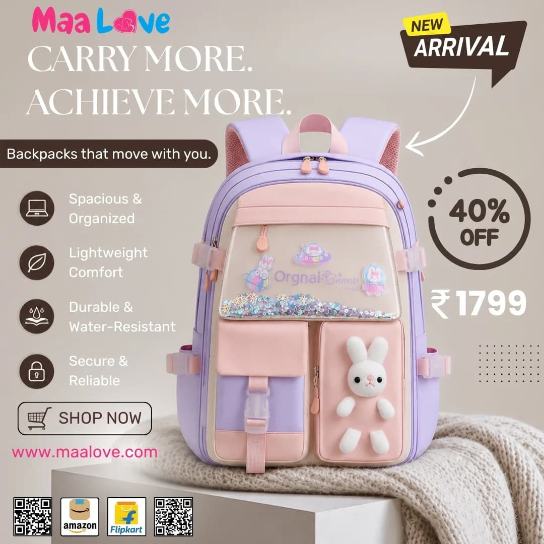🎒 Carry More. Achieve More. | New Arrival Kids Backpack ✨