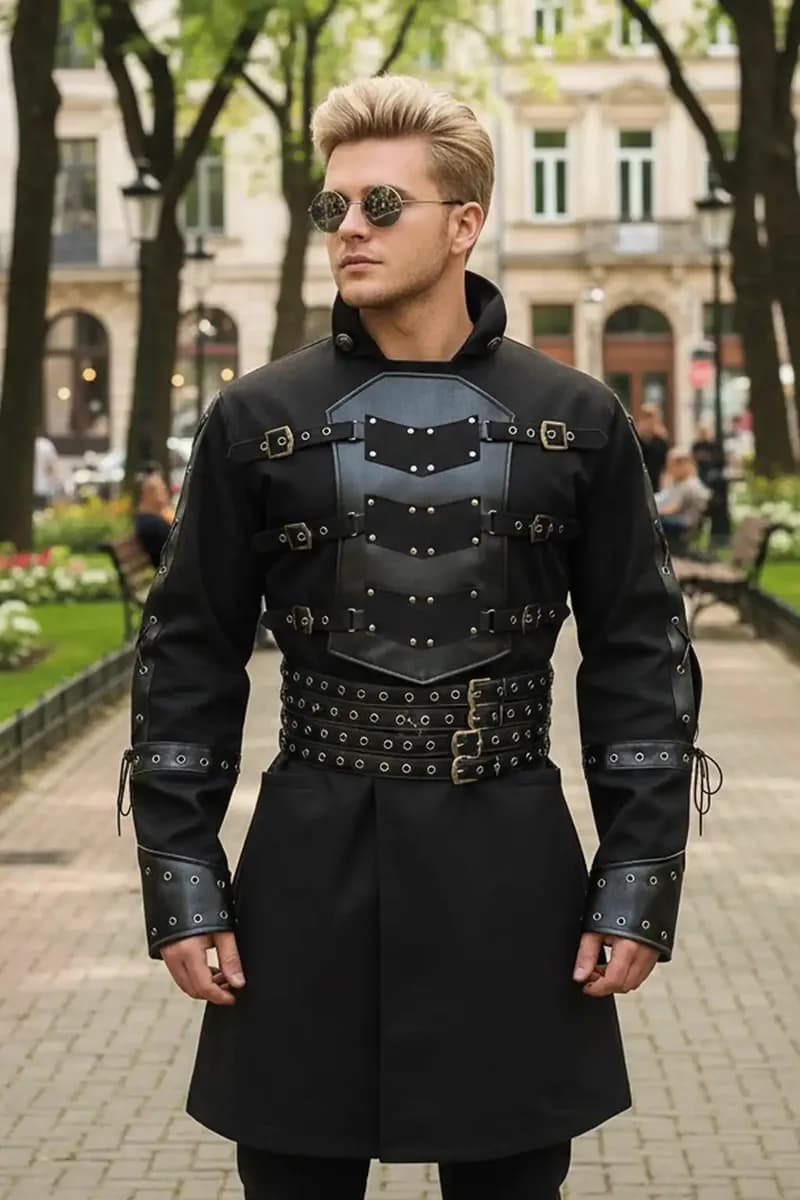 Steampunk Coat for Men | Victorian Trench Coats & Retro-Futuristic Outerwear | TudorDressing