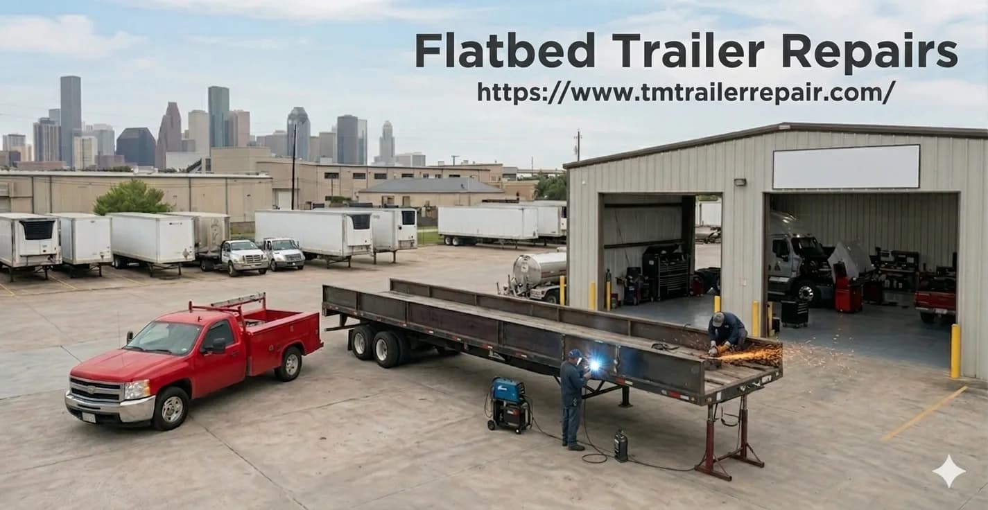 Flatbed Trailer Repairs | Techchnomech Trailer Repair