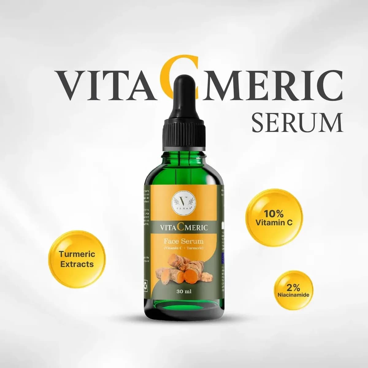 VitaCmeric Anti-Dullness Face Serum Formula