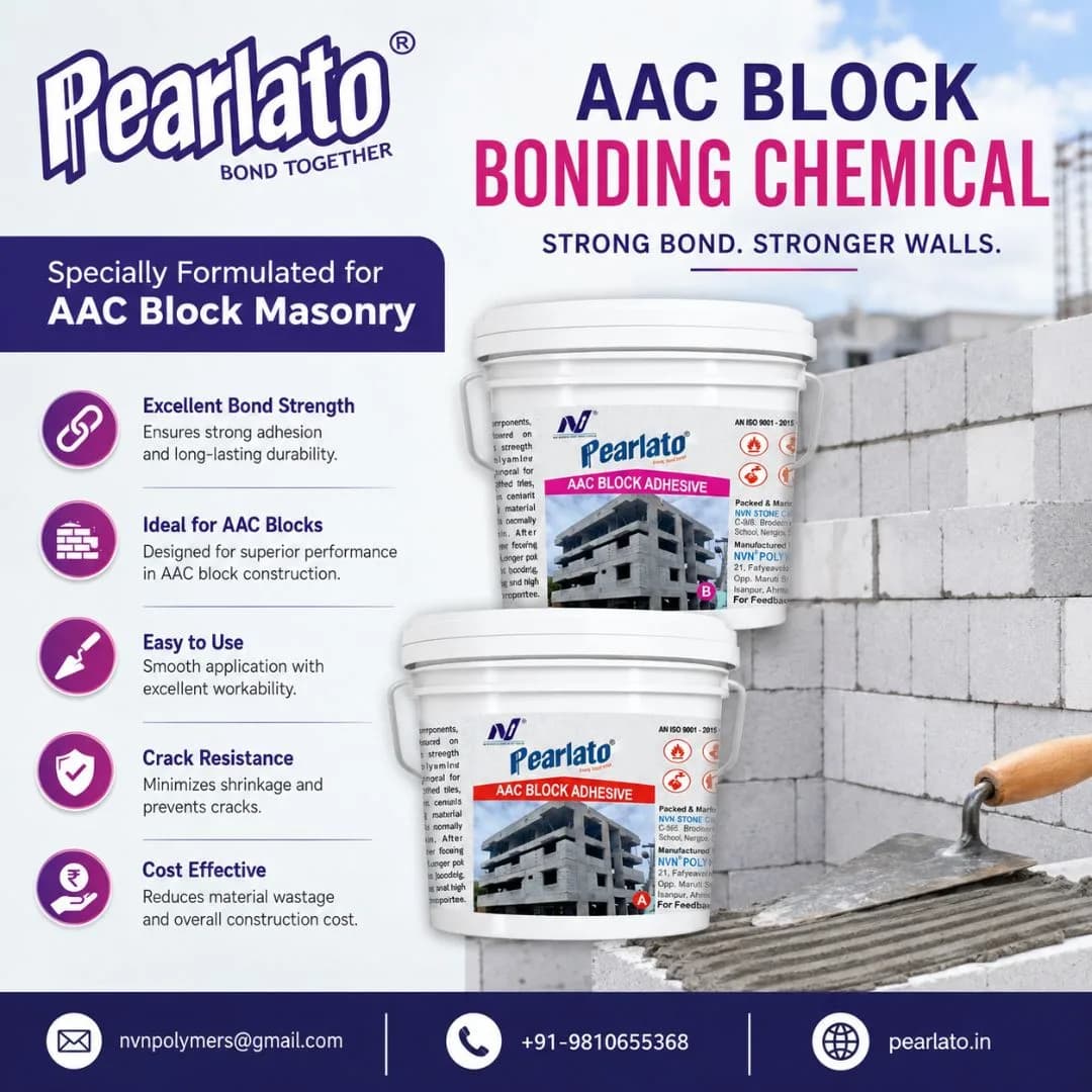 Best AAC Block Bonding Chemical | Pearlato