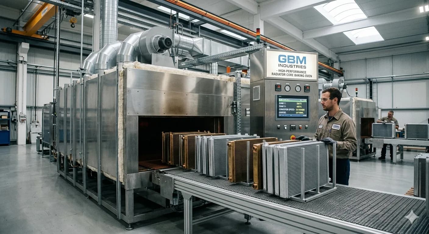 Radiator Core Baking Oven Manufacturer in India