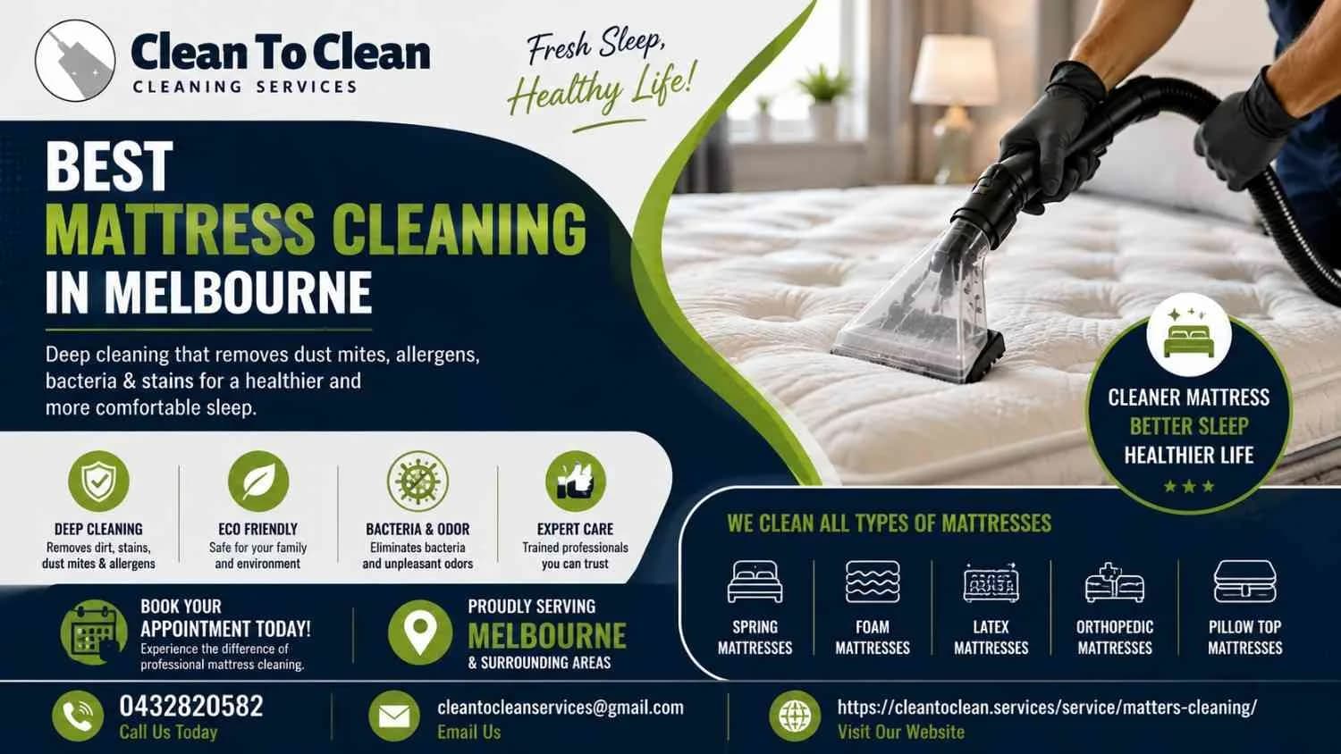 best mattress cleaning in Melbourne