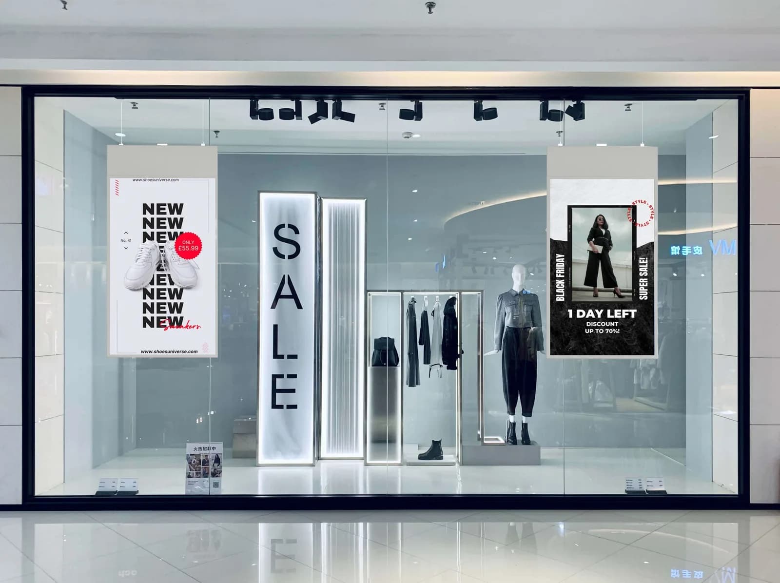 Vibrant Retail Window Displays