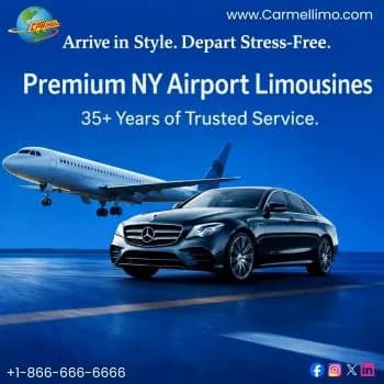 Limo NYC Airport – Luxury Airport Limousine Service in New York  -  Carmellimo
