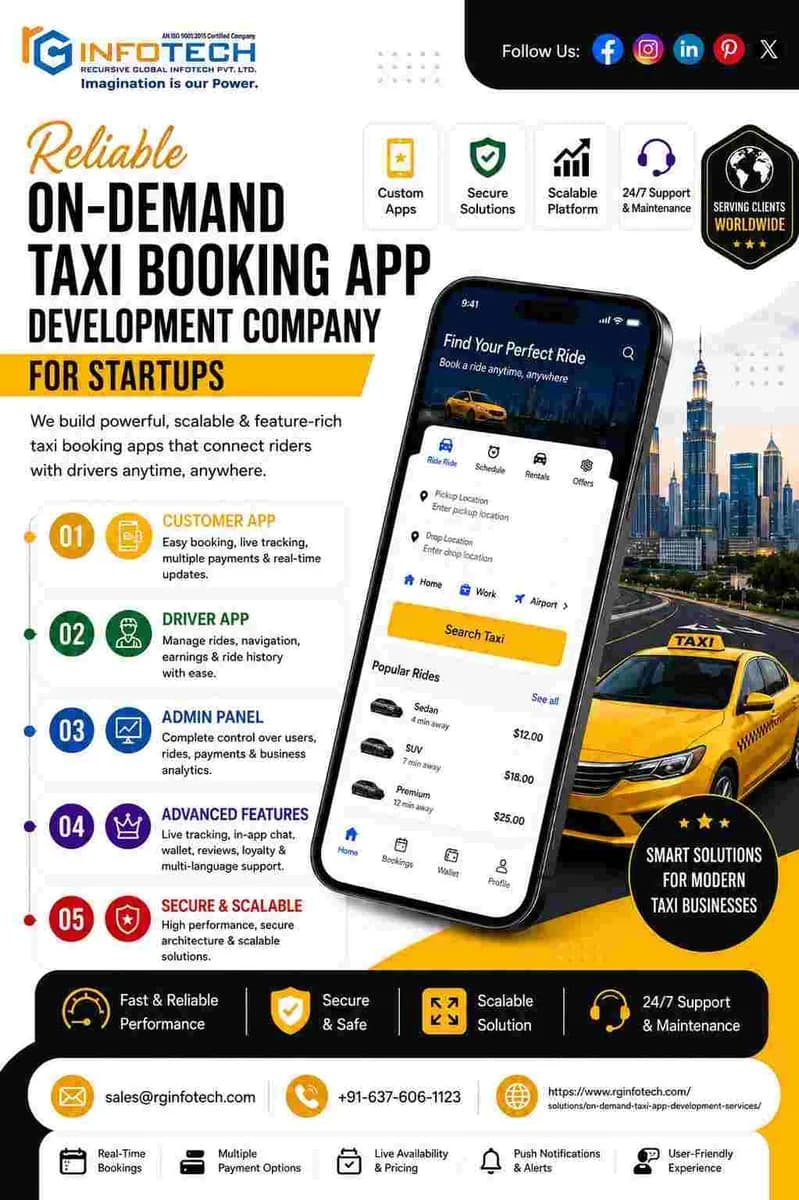 Smart Taxi Booking App Development Solutions for Modern Transportation
