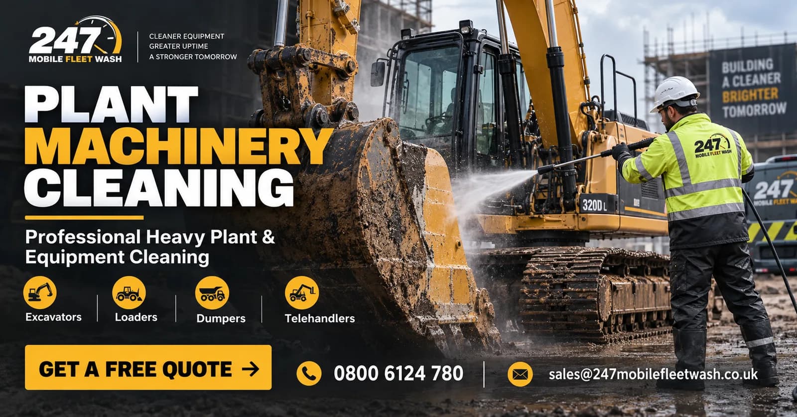Plant Machinery Cleaning | Mobile Heavy Plant Wash UK