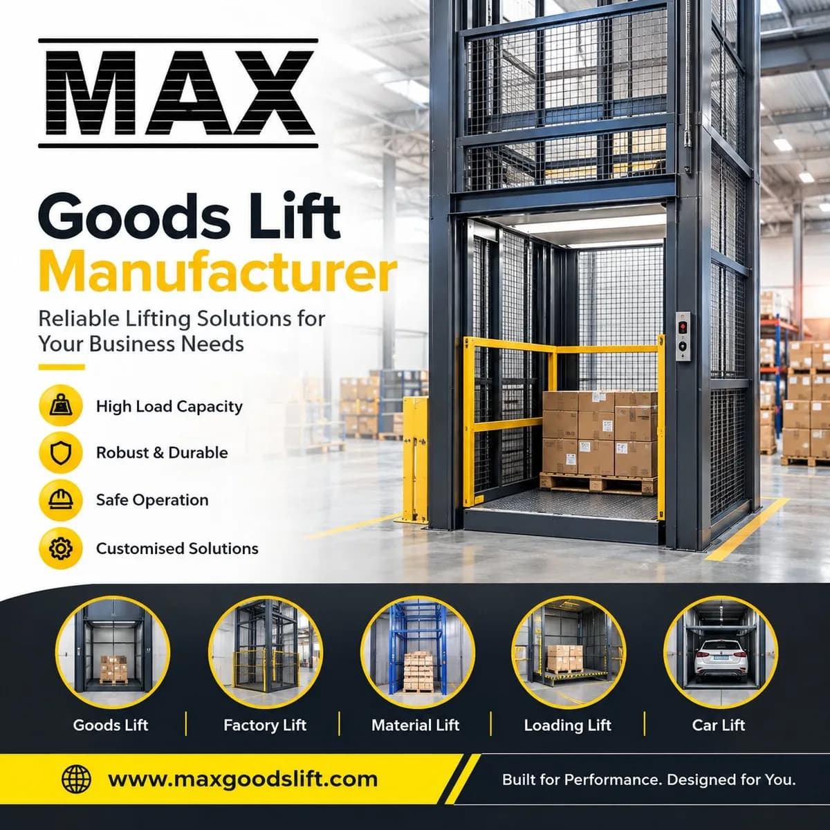 Practical Goods Lift Solutions for Delhi Manufacturing Units