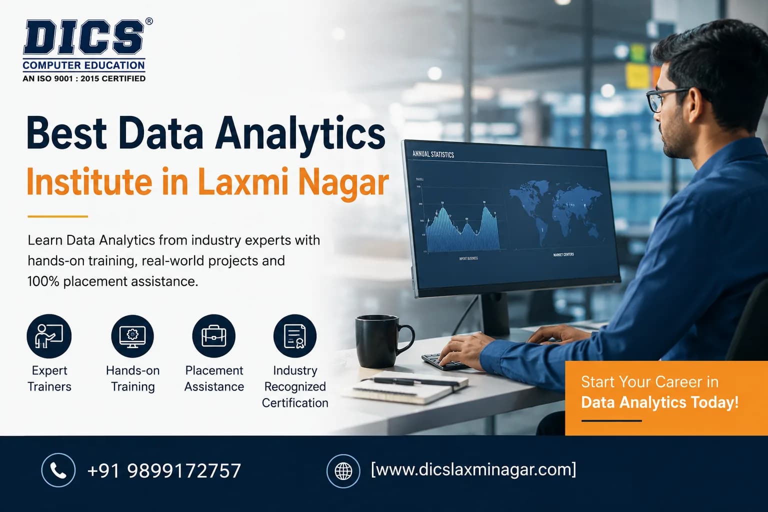 Best Data Analytics Institute in Laxmi Nagar - DICS Laxmi Nagar Training