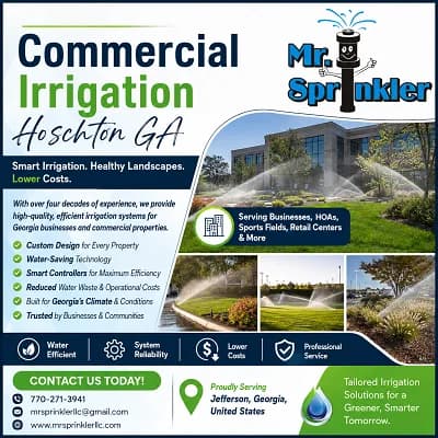 Commercial Irrigation Hoschton GA
