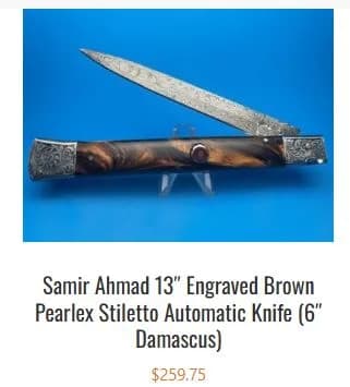 Choose razor-sharp Switchblade Knives in varied sizes, shapes, colours, and styles
