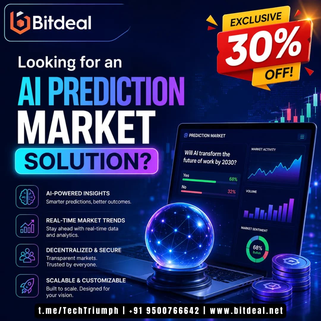 Looking for an AI Prediction Market Solution? Exclusive 30% Off! 