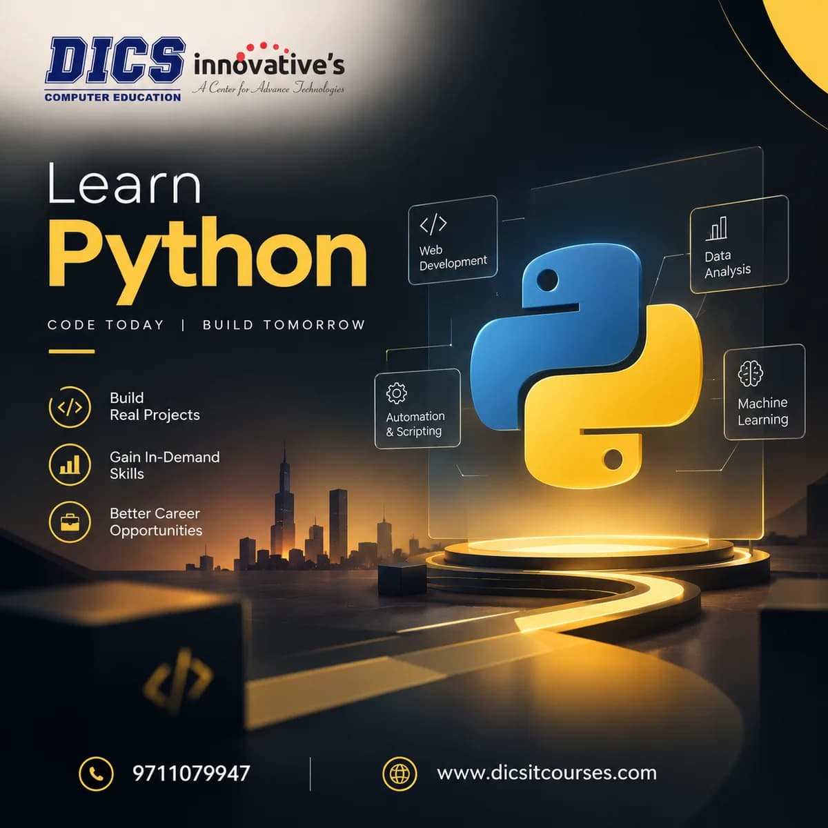 Best Python Institute in Rohini – Learn Programming the Practical Way