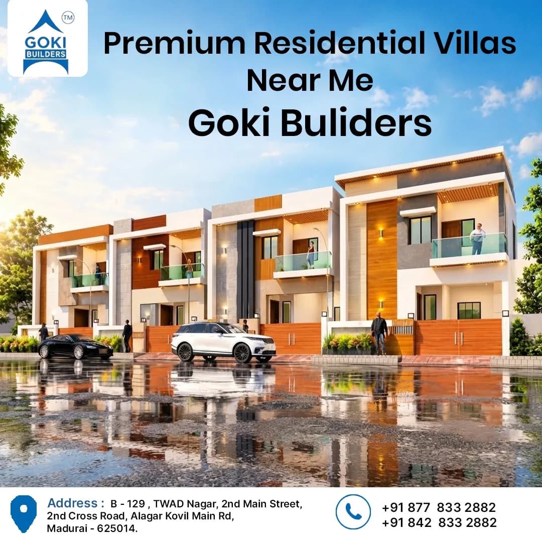 Premium Residential Villas Near Me – Discover Modern Villa Projects in Madurai