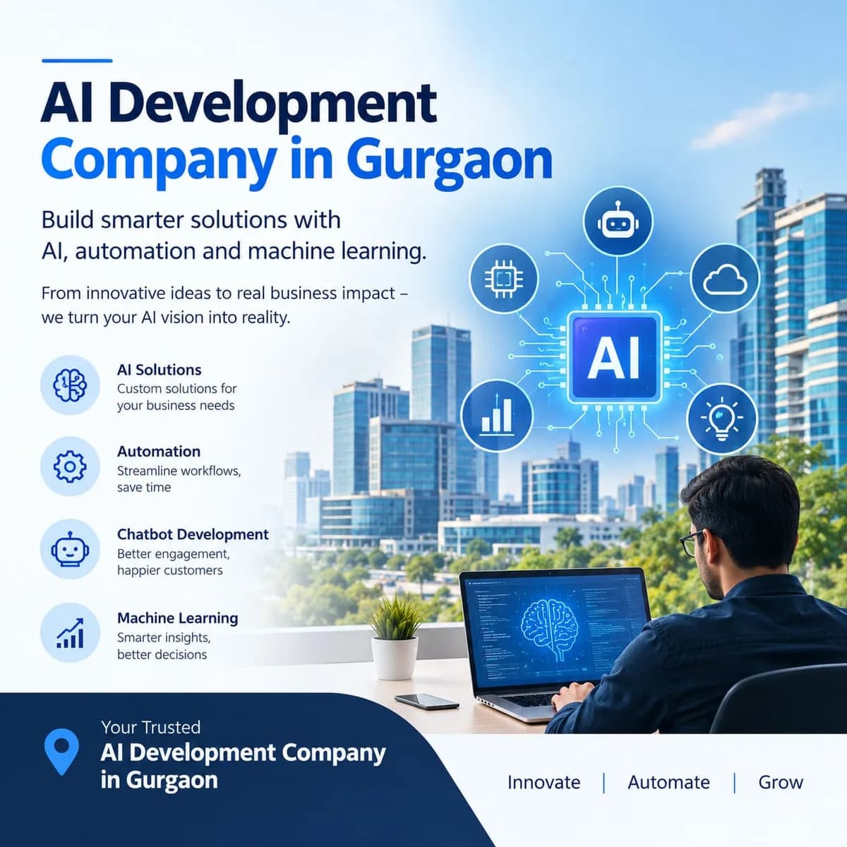 AI Development Company in Gurgaon for Business Automation