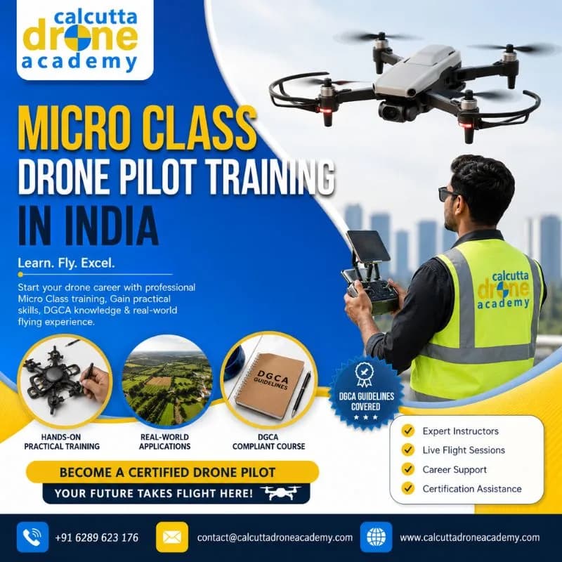 Professional Micro Class Drone Pilot Training in India