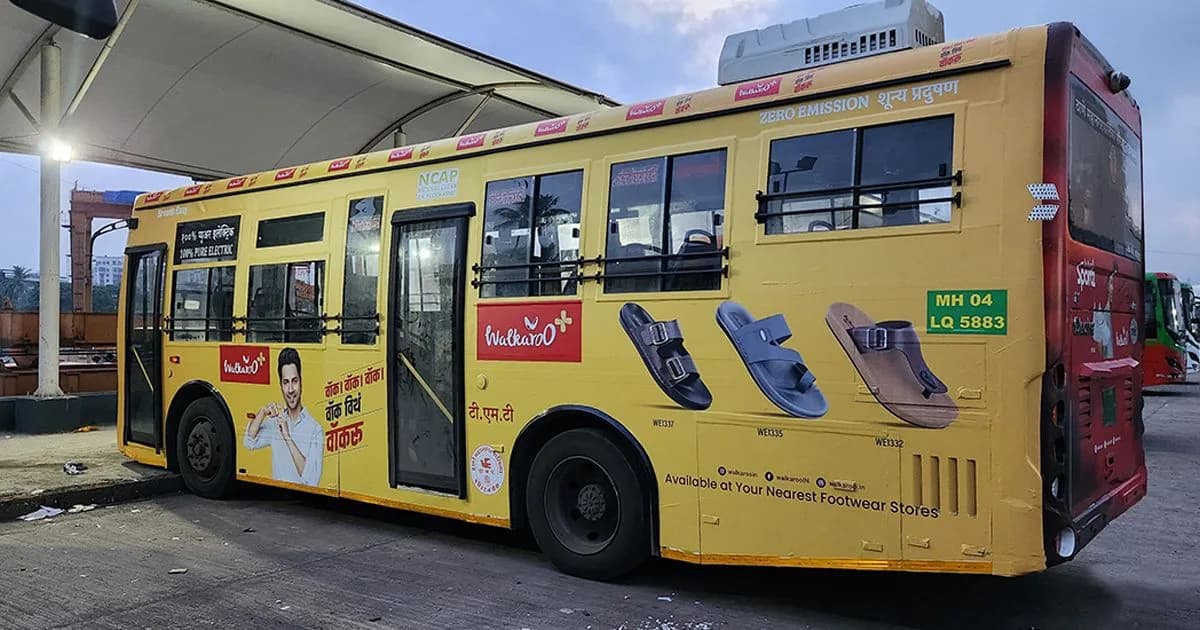 Top Notch Bus Advertising Services By Vigyapan Mart