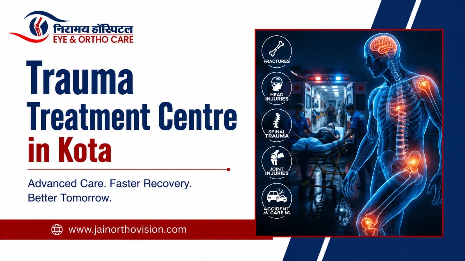 Trauma Treatment Centre in Kota for Accident and Fracture Care