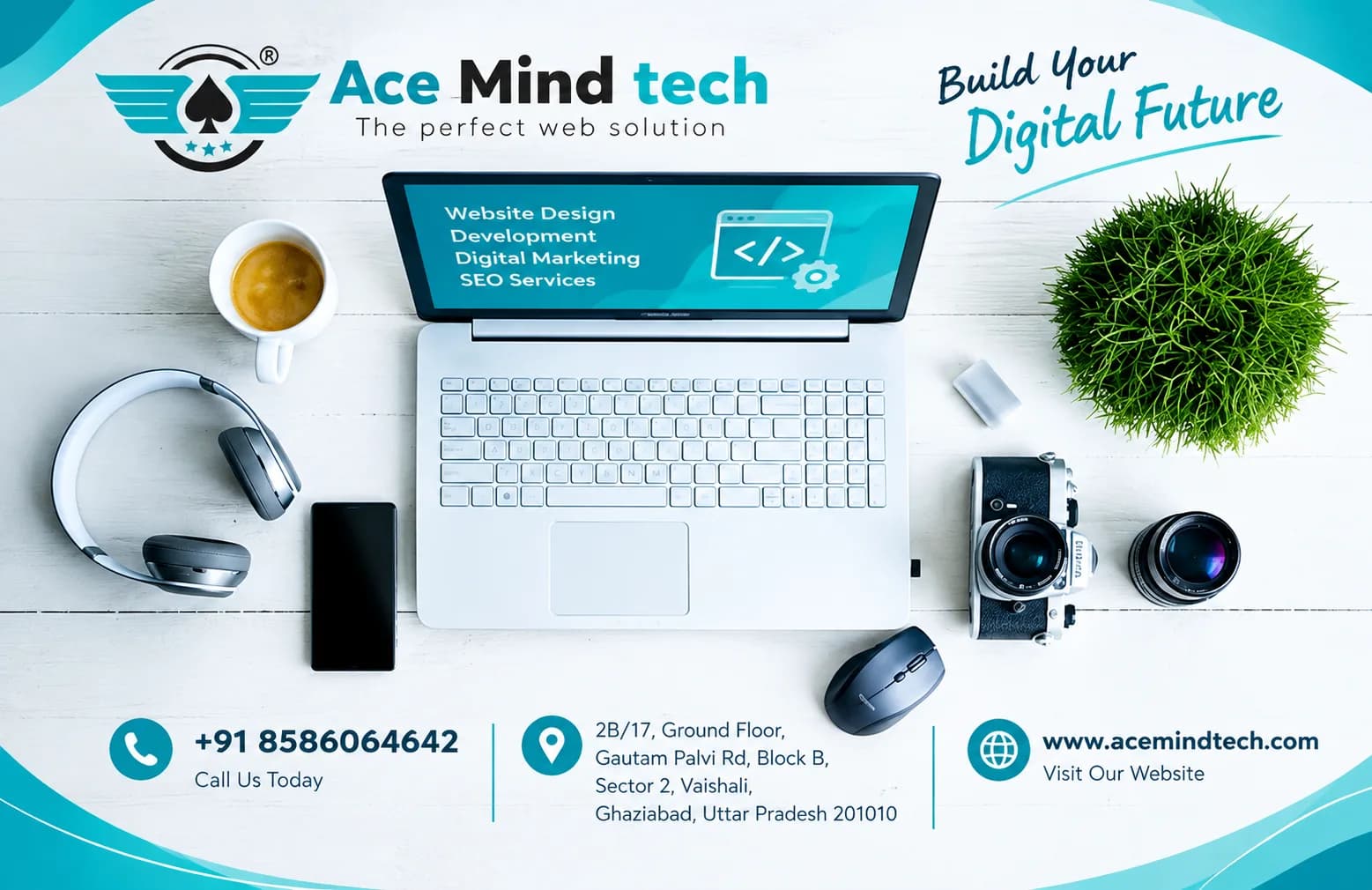 Website Designing Agency in Vaishali | Custom, Responsive Websites – AceMind Tech