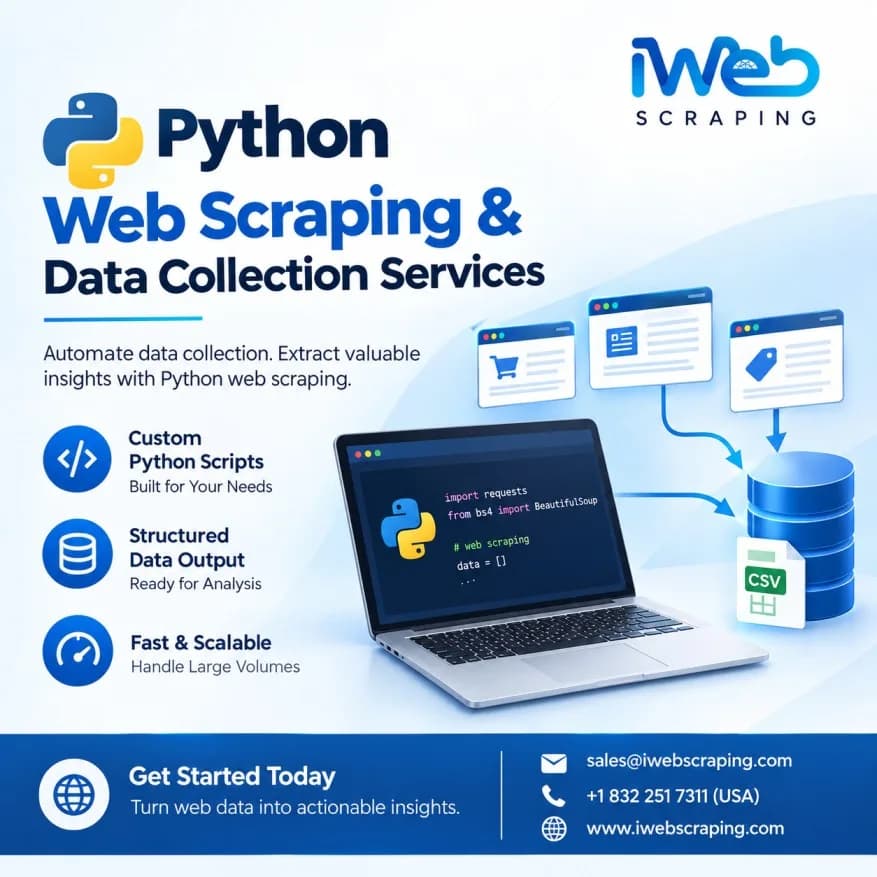 Python Web Scraping & Data Collection Services