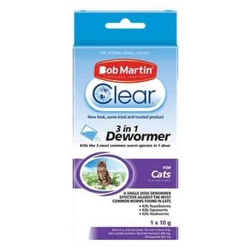 Bob Martin Clear 3-in-1 Dewormer for Cats – 20% Off Fall Sale