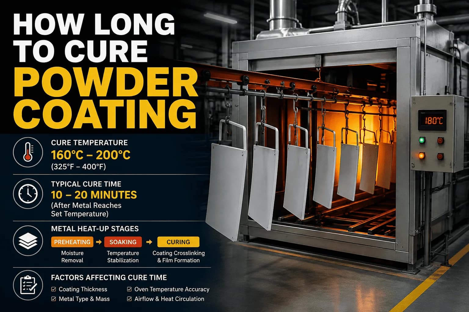 How Long to Cure Powder Coating