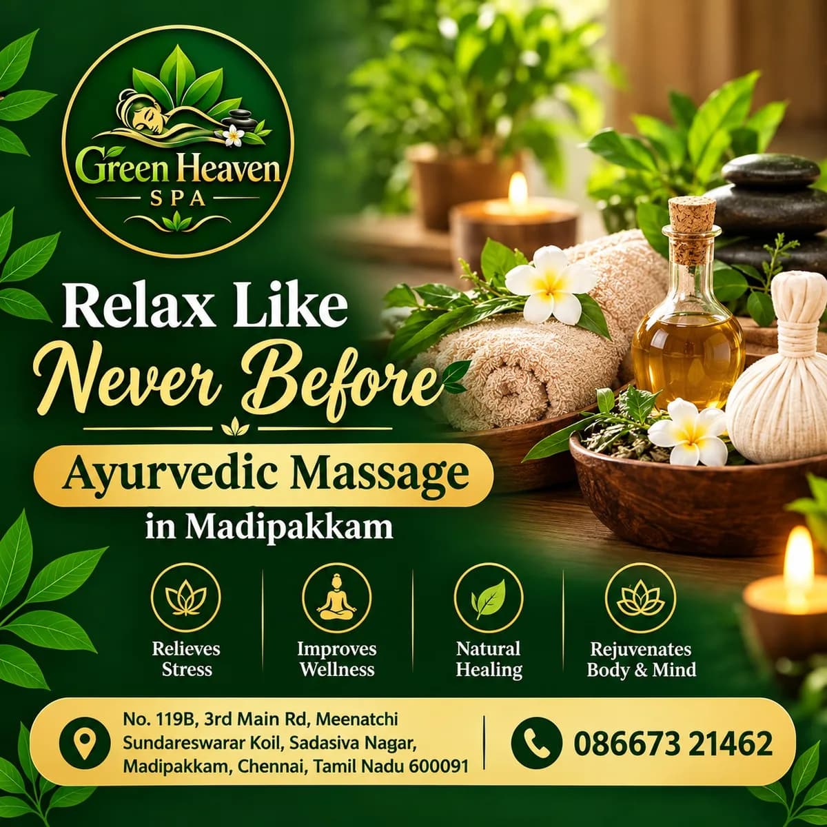 Relax Like Never Before: Ayurvedic Massage in Madipakkam