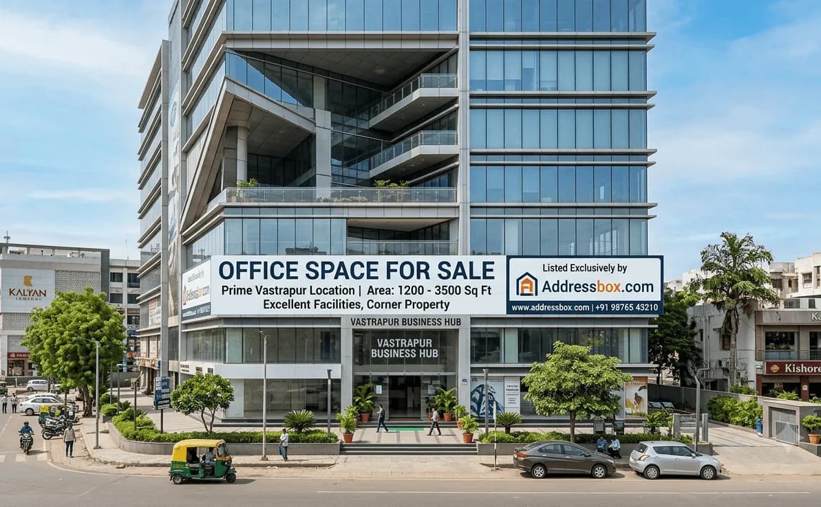 Office for Sale in Vastrapur, Ahmedabad | Addressbox.com
