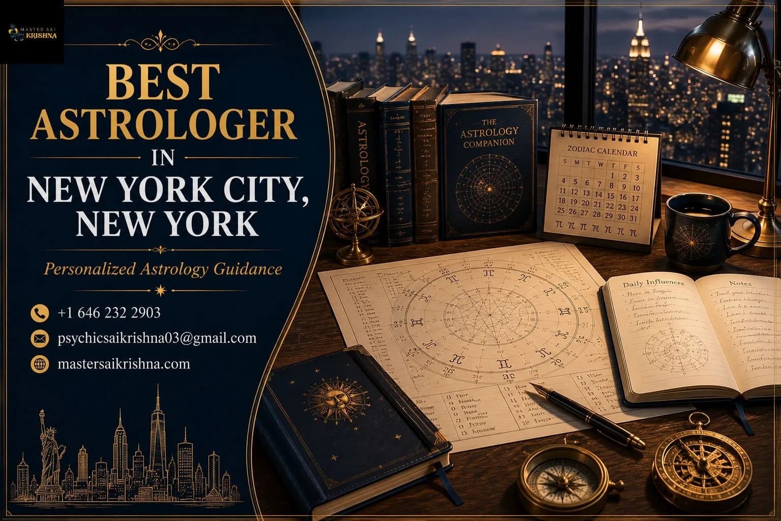 Best Astrologer in New York City, New York | Personalized Astrology Guidance