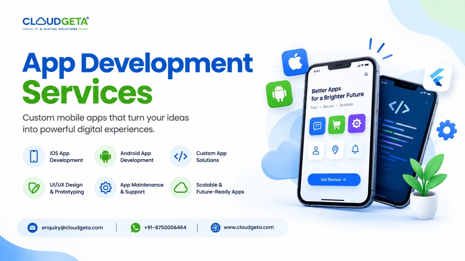 Expert Mobile App Development Services for Startups & Enterprises | CloudGeta