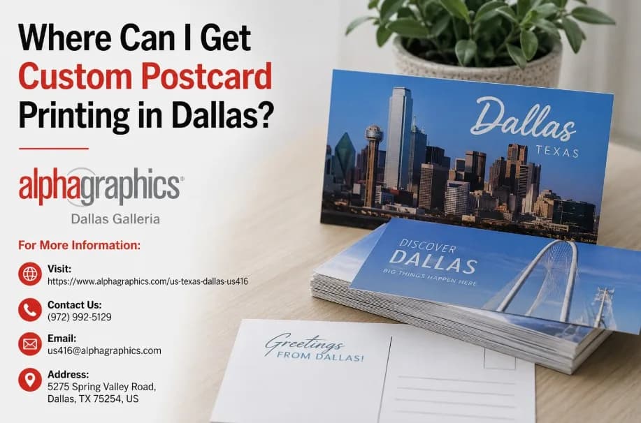 Where Can I Get Custom Postcard Printing in Dallas?