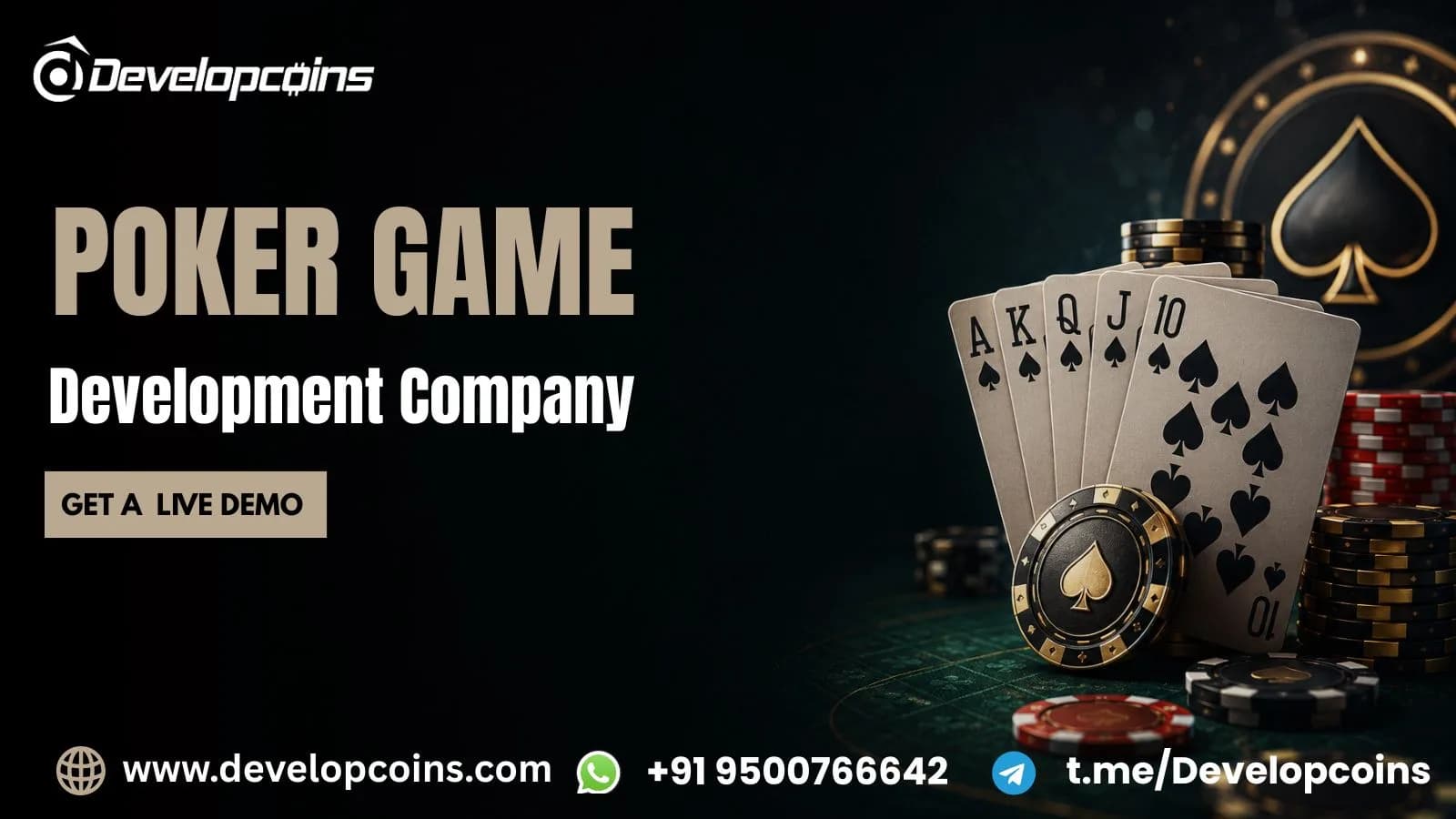 Turn Your Poker Idea into a Profitable Gaming Platform with Expert Development 🚀