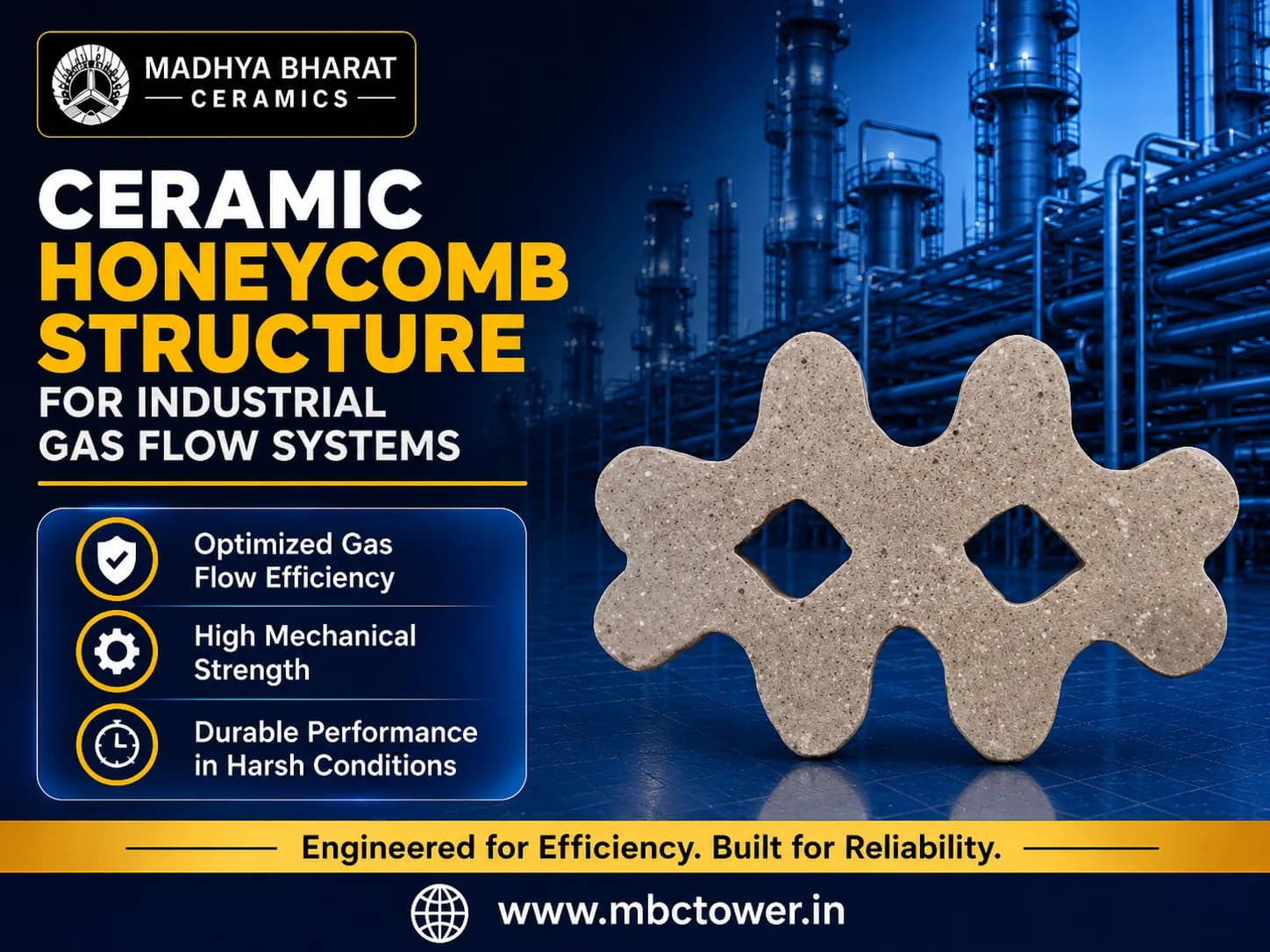 Ceramic Honeycomb Structure Manufacturer for Efficient Gas Flow
