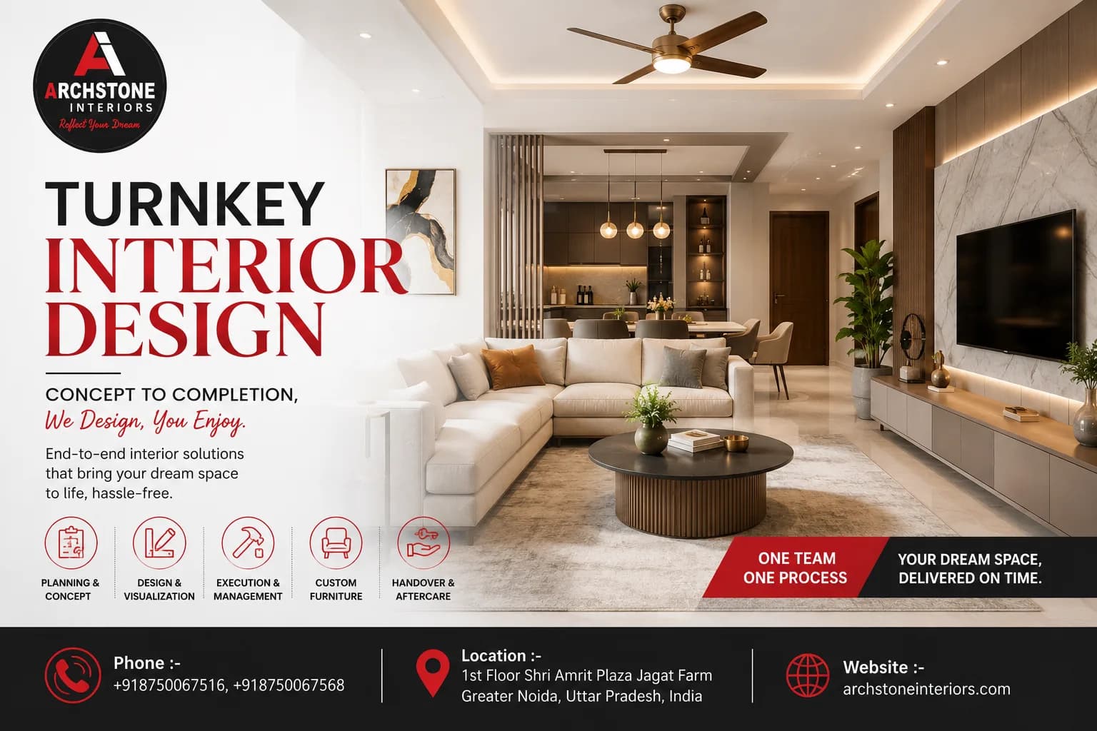 Best Turnkey Interior Services in Greater Noida