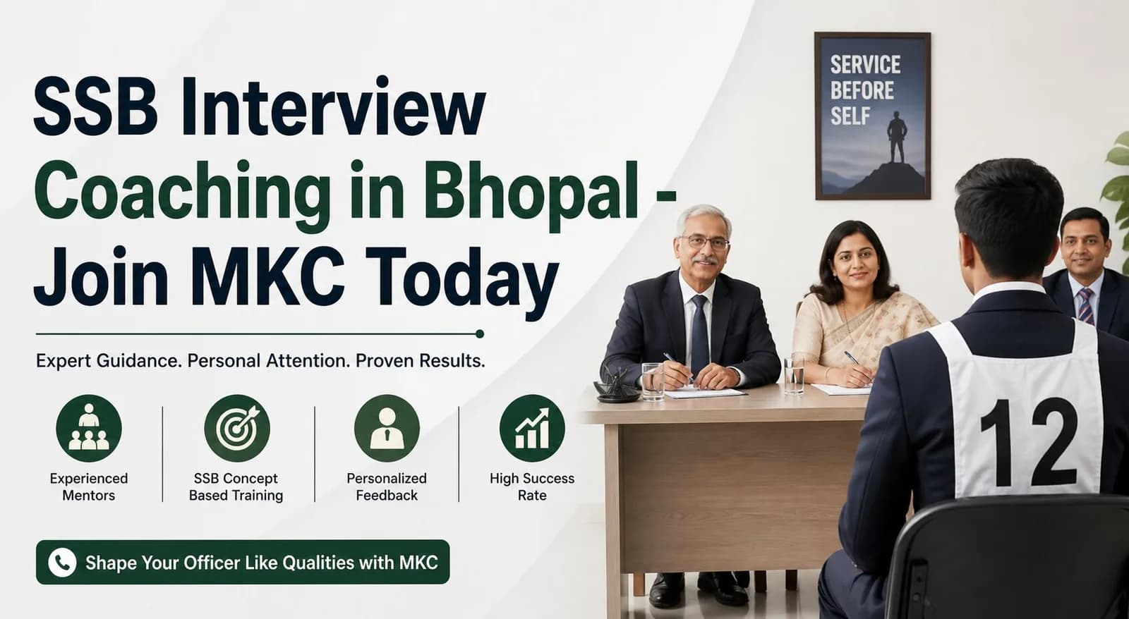 SSB Interview Coaching in Bhopal - Join MKC Today