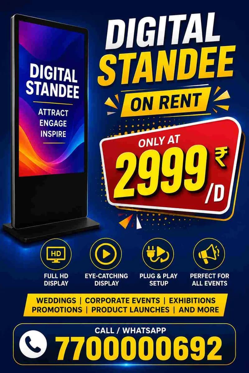 DIGITAL STNDEE ON RENTAL START AT RS 2999/-IN MUMBAI-NAVIMUMBAI-THANE
