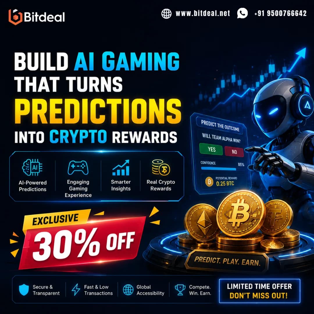 Build AI Gaming That Turns Predictions Into Crypto Rewards | 30% OFF