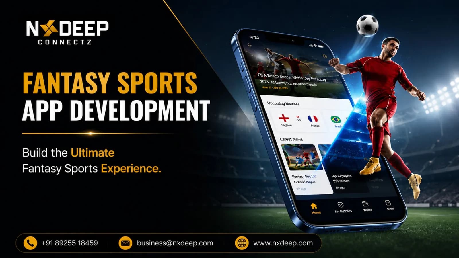 Fantasy Sports App Development Company in India | NxDeep Connectz 