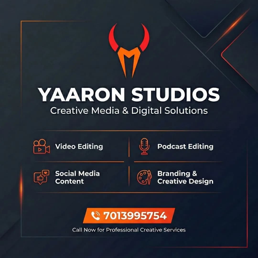best video editing services in Hyderabad | Yaaron Studios