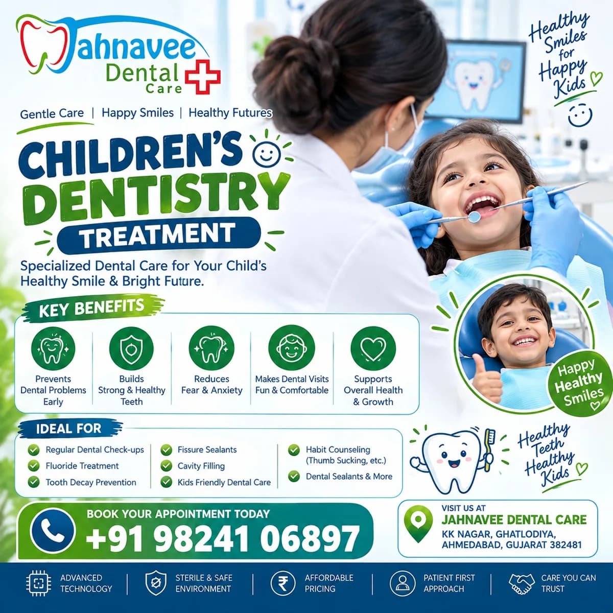 Children’s Dentistry Treatment | Gentle Dental Care for Kids