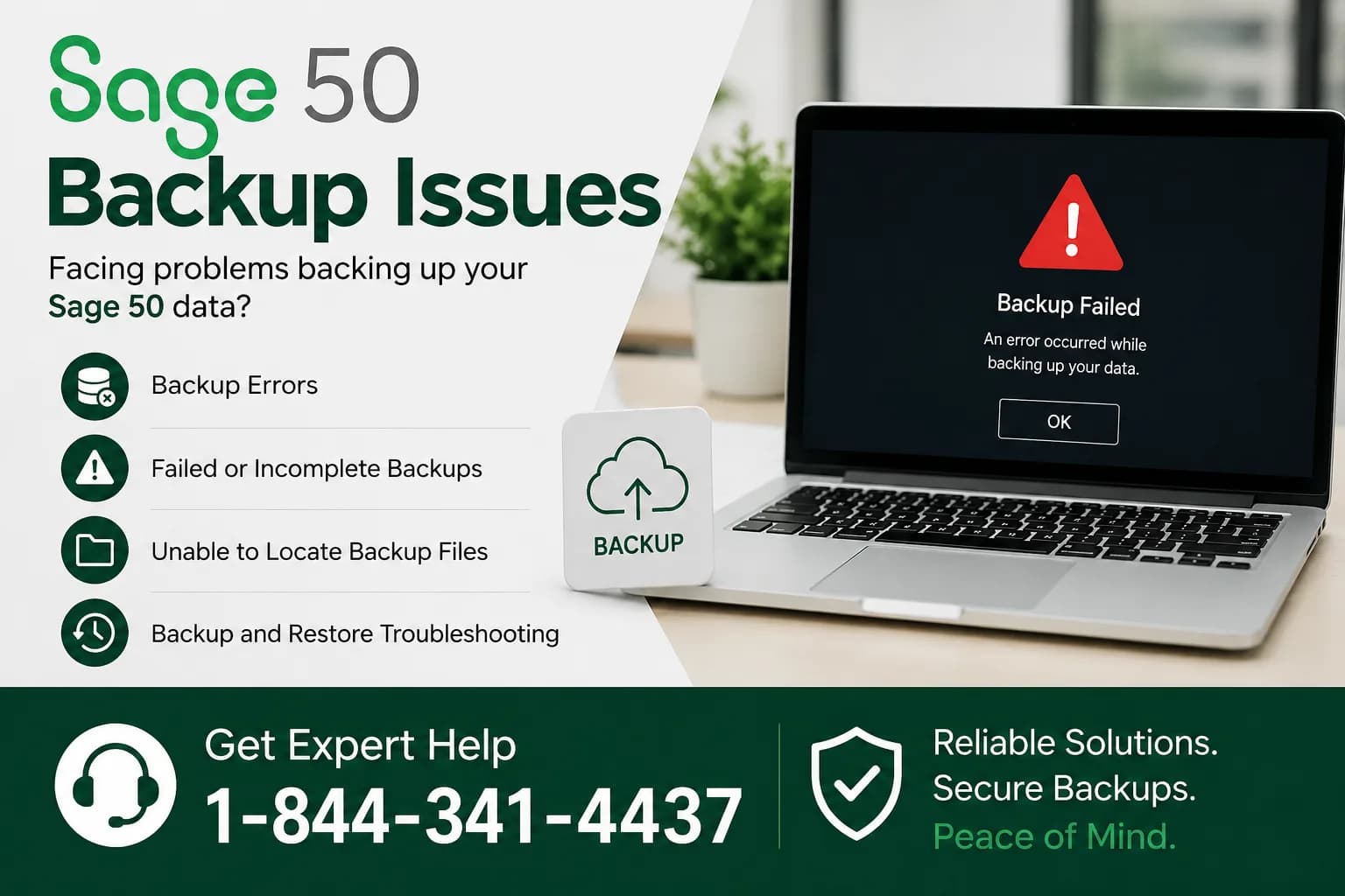 How to Diagnose and Resolve Persistent Sage 50 Backup Errors