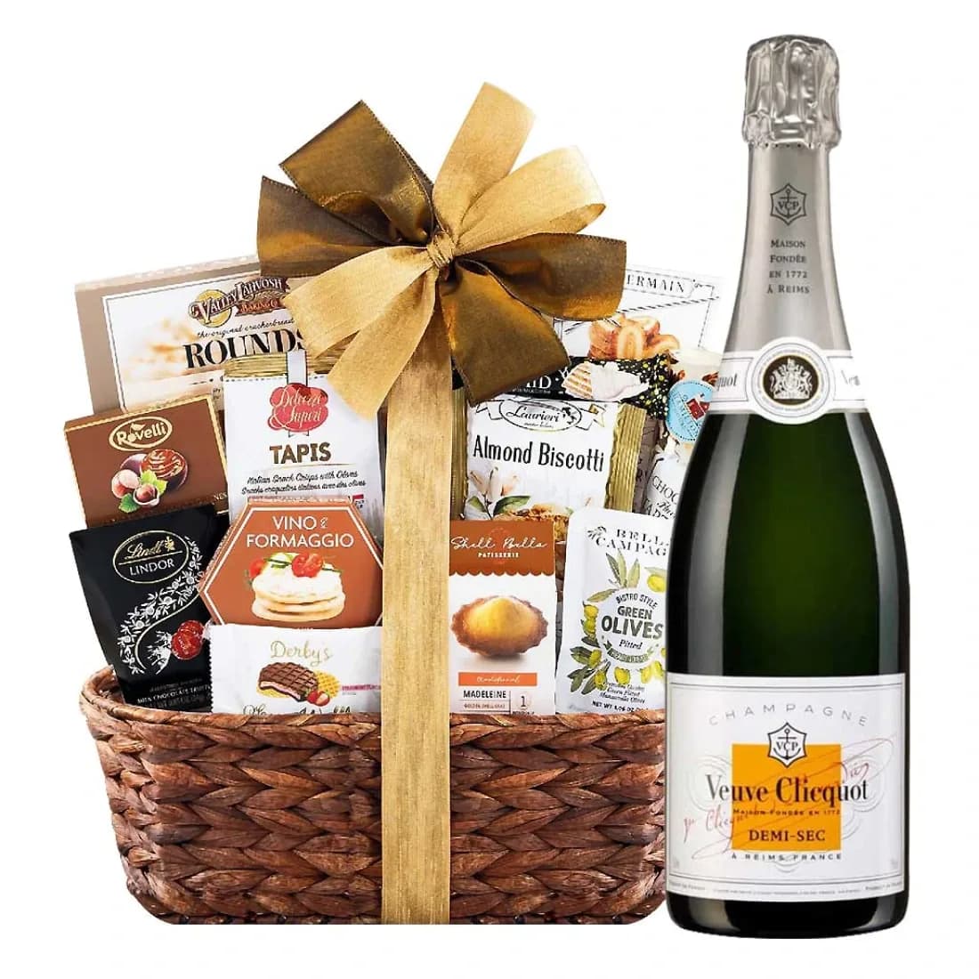 Thoughtful wine gift basket for coworkers