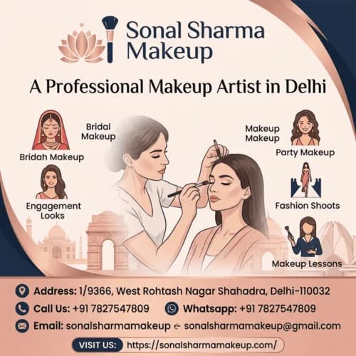 Top Makeup Artist in Delhi | Bridal & Party Specialist