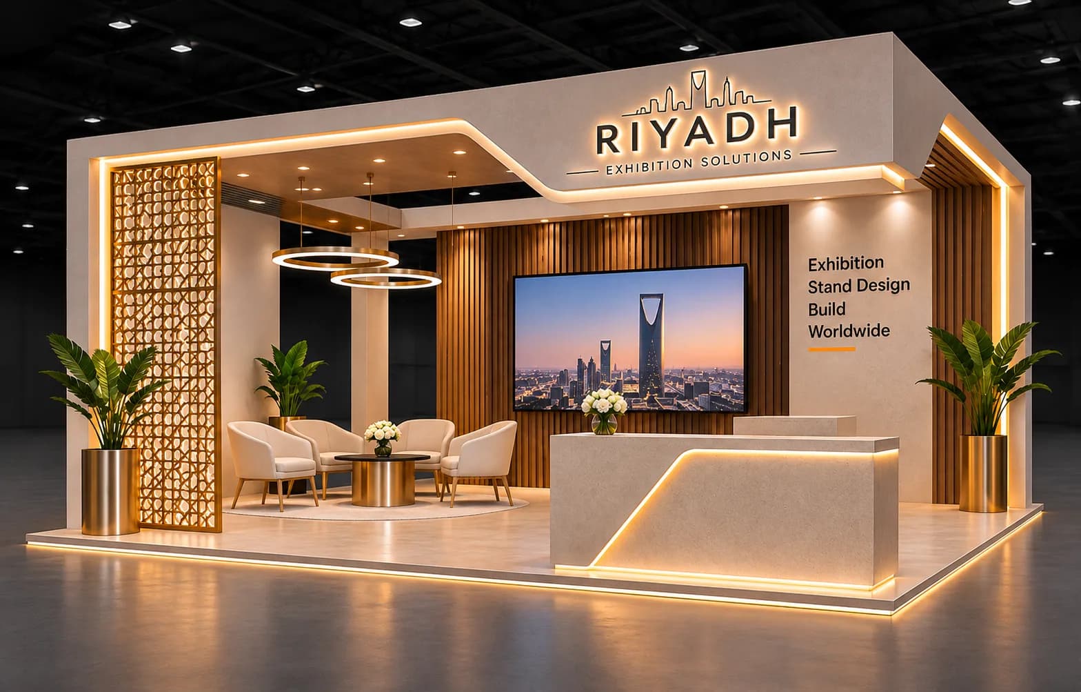 Custom Exhibition Stand Builder in Riyadh for Modern Trade Show Displays