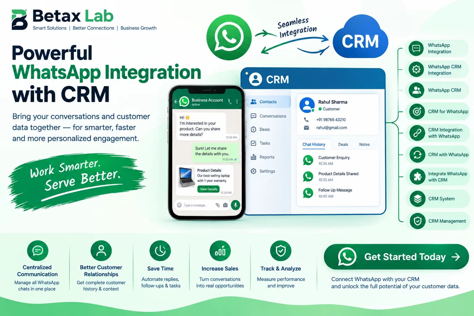 CRM with WhatsApp: Simplify Customer Management & Automate Messaging