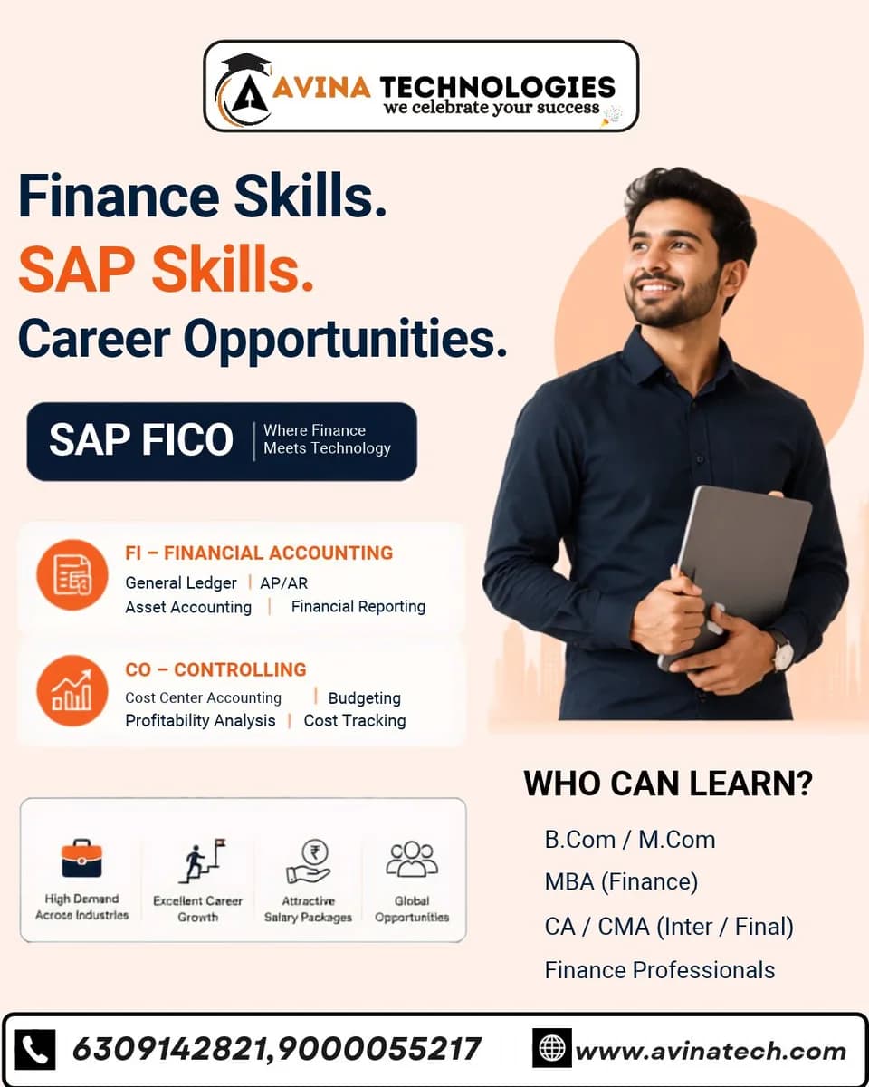  SAP Training in Hyderabad with Placement Assistance – Avina Technologies