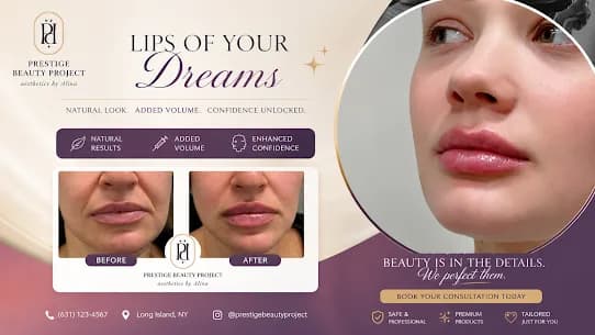 Top Natural Lip Fillers NJ - Prestige Beauty Project LLC
