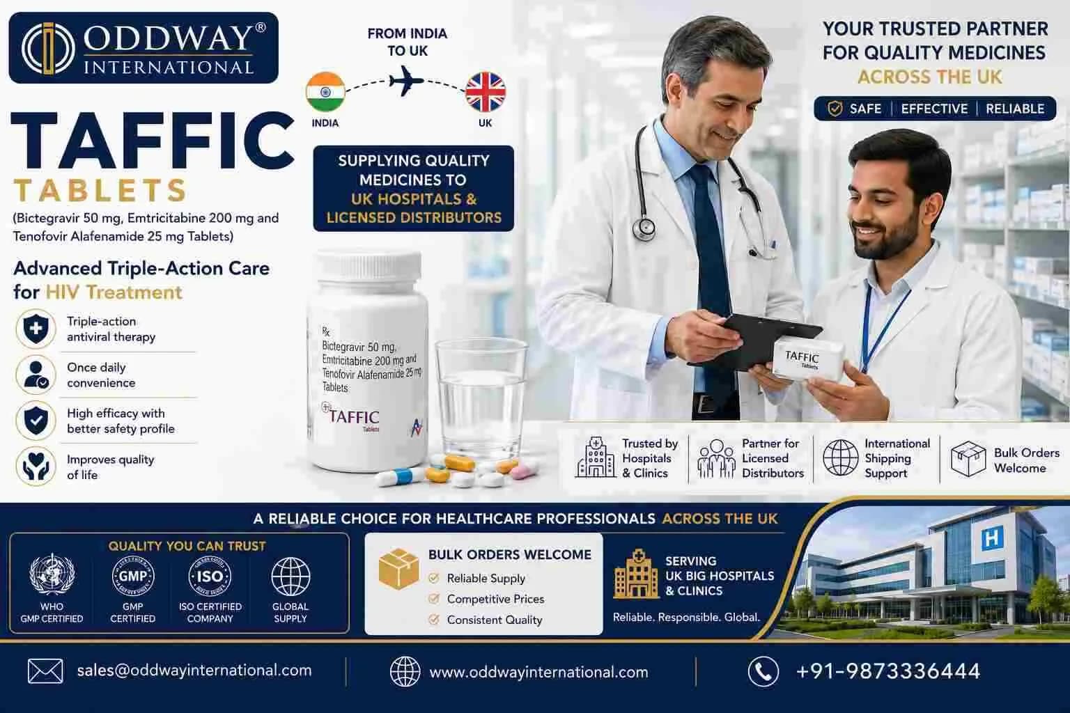 Taffic Tablets Price for UK Bulk Procurement — Oddway Supply