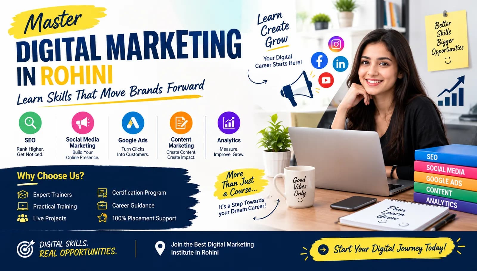 Master Digital Marketing in Rohini — Learn Skills That Move Brands Forward