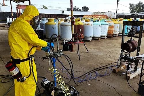 Toxic Gas Cylinder Disposal